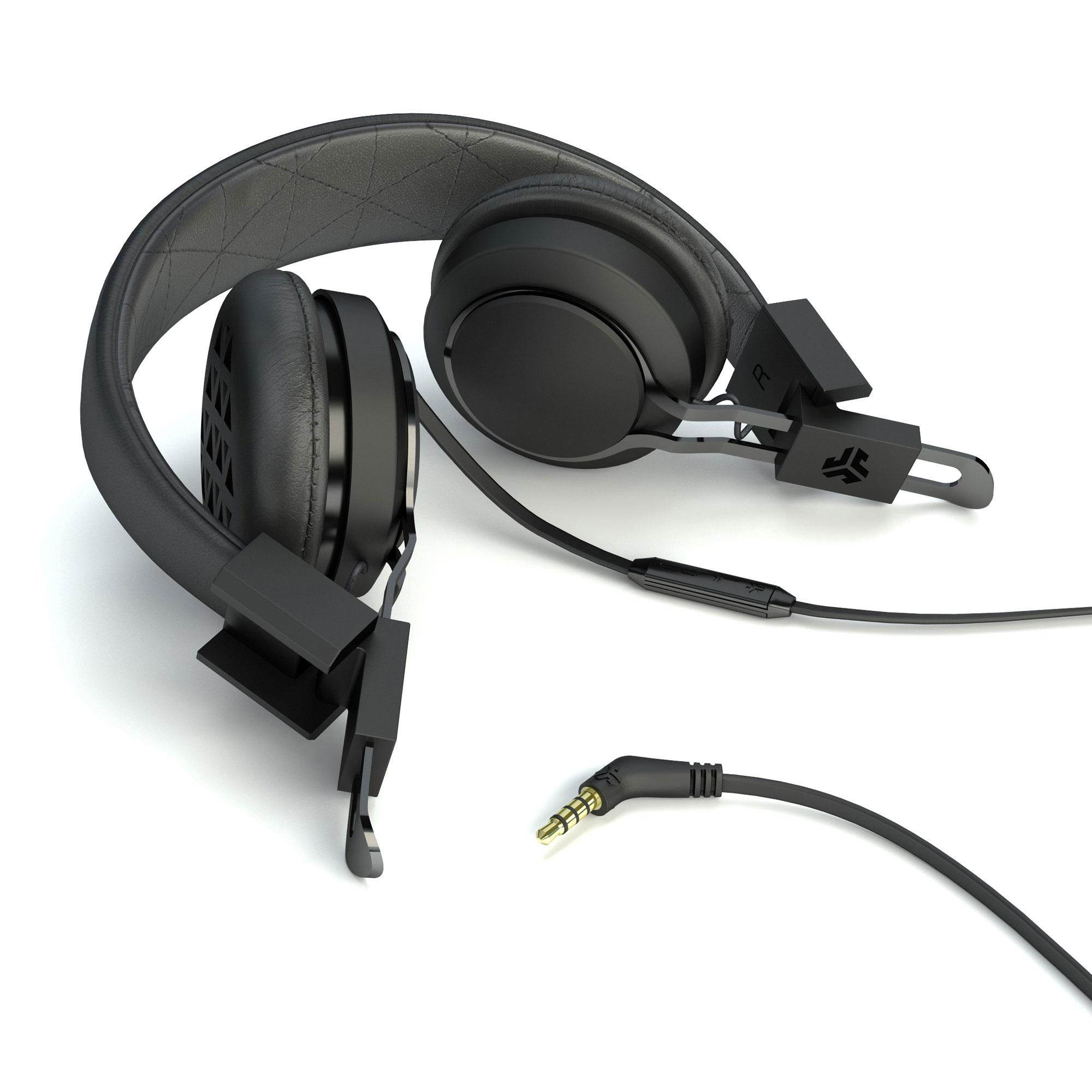 JLab INTRO Premium On-Ear Headphones, with Universal Mic