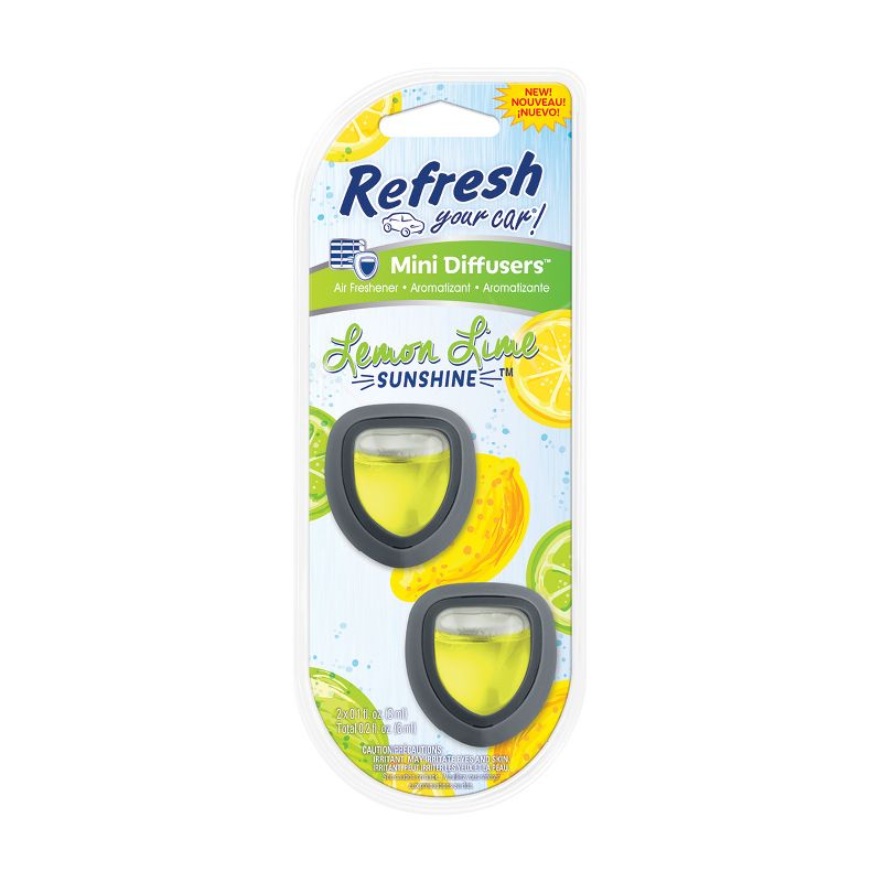 Refresh Your Car 2pk Lemon Lime Sunshine Diffuser