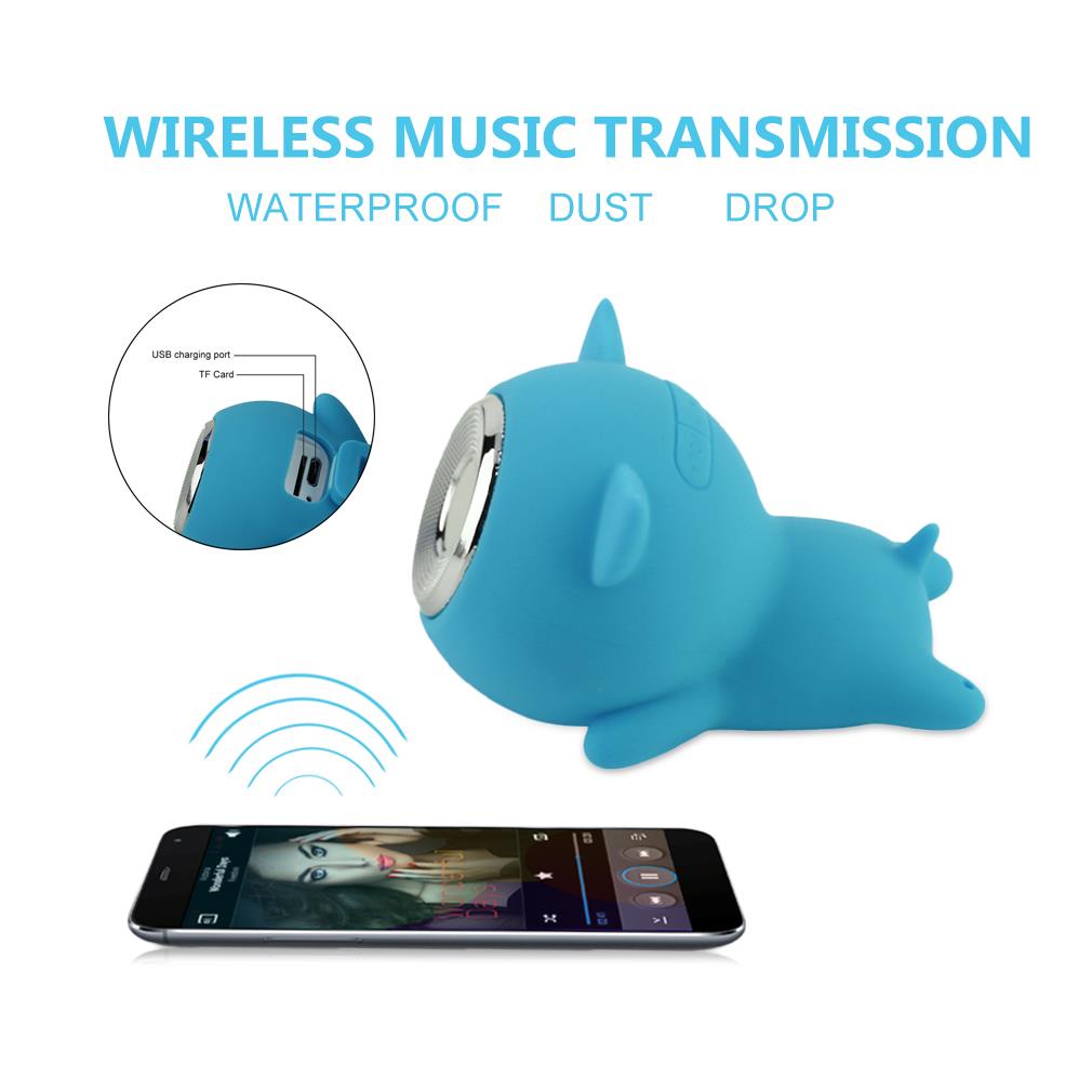 Pig Bluetooth Speaker Waterproof TF Card Audio Speakers Electronic Outdoor