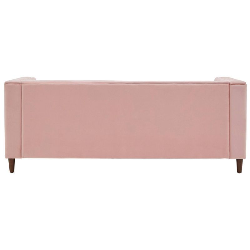 Karissa Velvet Sofa with Pillows Pink - Inspire Q