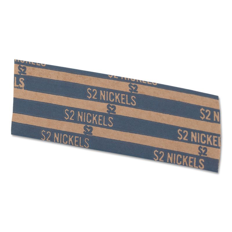 Coin-Tainer Flat Coin Wrappers Nickels $2 1000 Wrappers/Box 30005