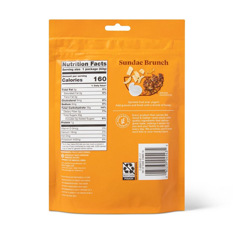 Organic Dried Unsweetened Tropical Blend - Banana, Mango & Pineapple - 4oz - Good & Gather™