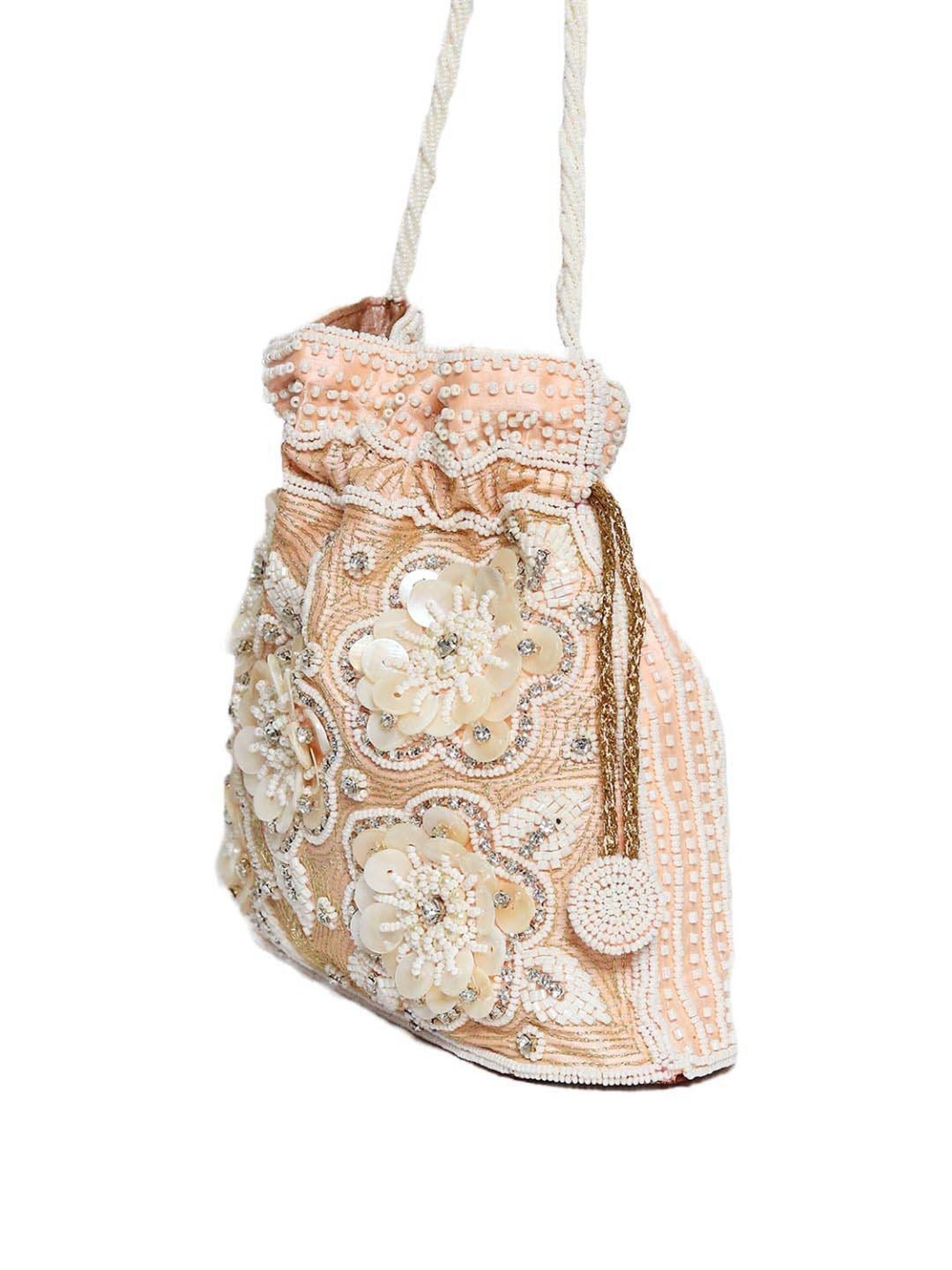 Call It Spring Silver Embellished Potli