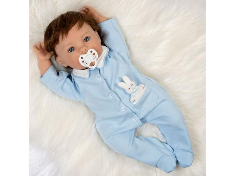 Paradise Galleries Realistic Easter Toddler Boy Doll - Honey Bunny, 6-Piece Reborn Doll Gift Set with Magnetic Pacifier, 3+