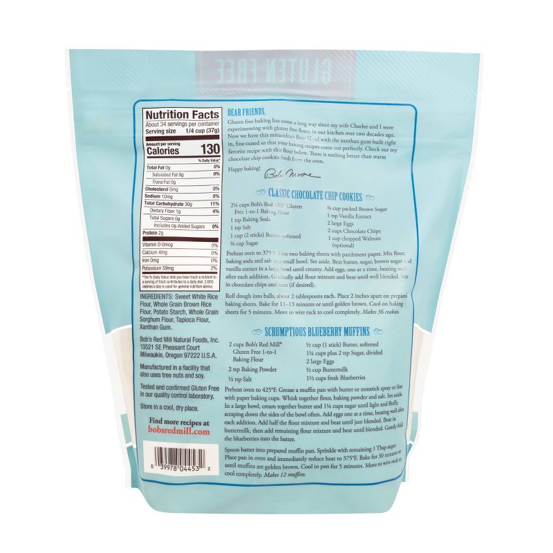 Bob's Red Mill Gluten Free 1-to-1 Baking Flour - 44oz