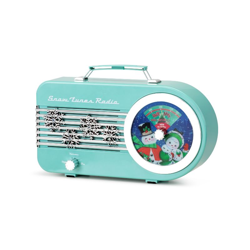 Mr. Christmas Snowtunes Retro Radio Musical Christmas Decoration