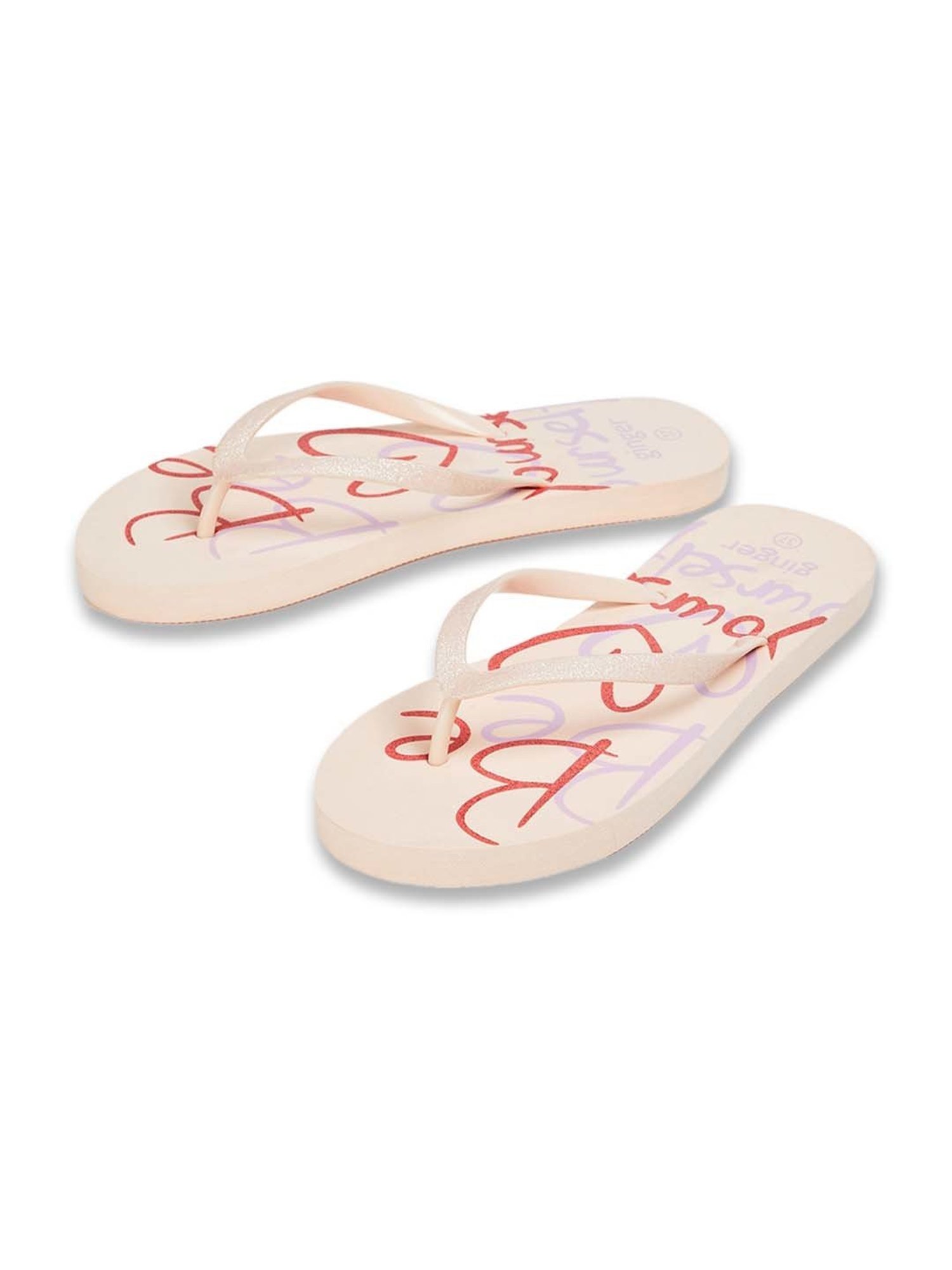 Ginger by Lifestyle Women's Pink Flip Flops