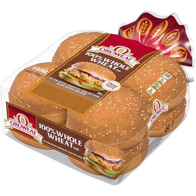 Sunbeam Jumbo Seeded Buns - 8ct/20oz