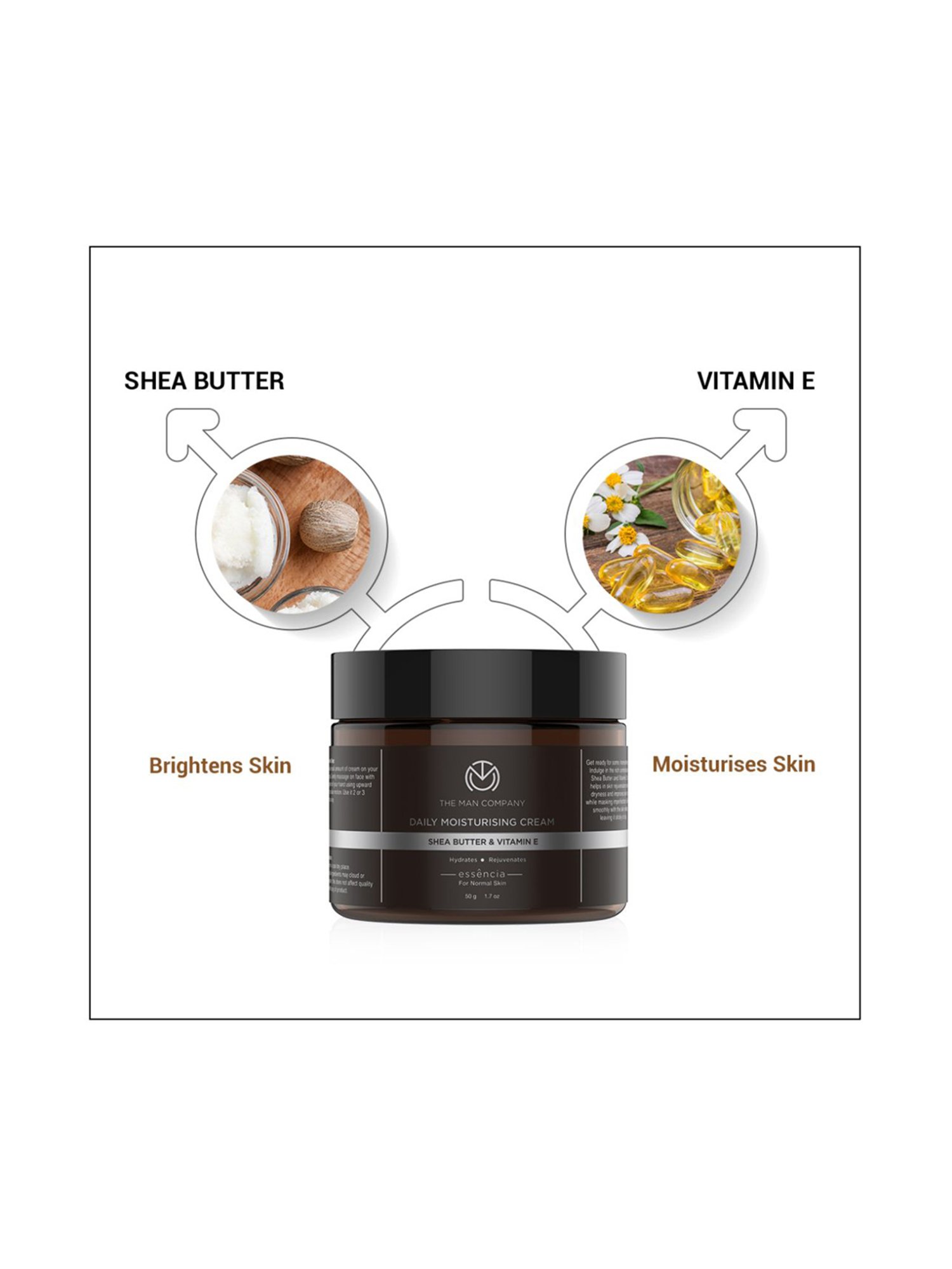 The Man Company Daily Moisturising Cream - 50 gm