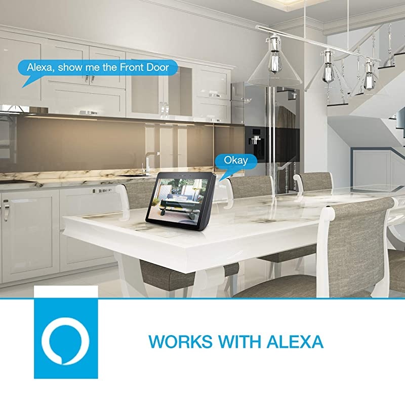 Outdoor Security Camera  1080P Wireless WiFi Home Surveillance Waterproof Camera with Night Vision Motion Detection Remote Access Compatible with AlexaW4 White