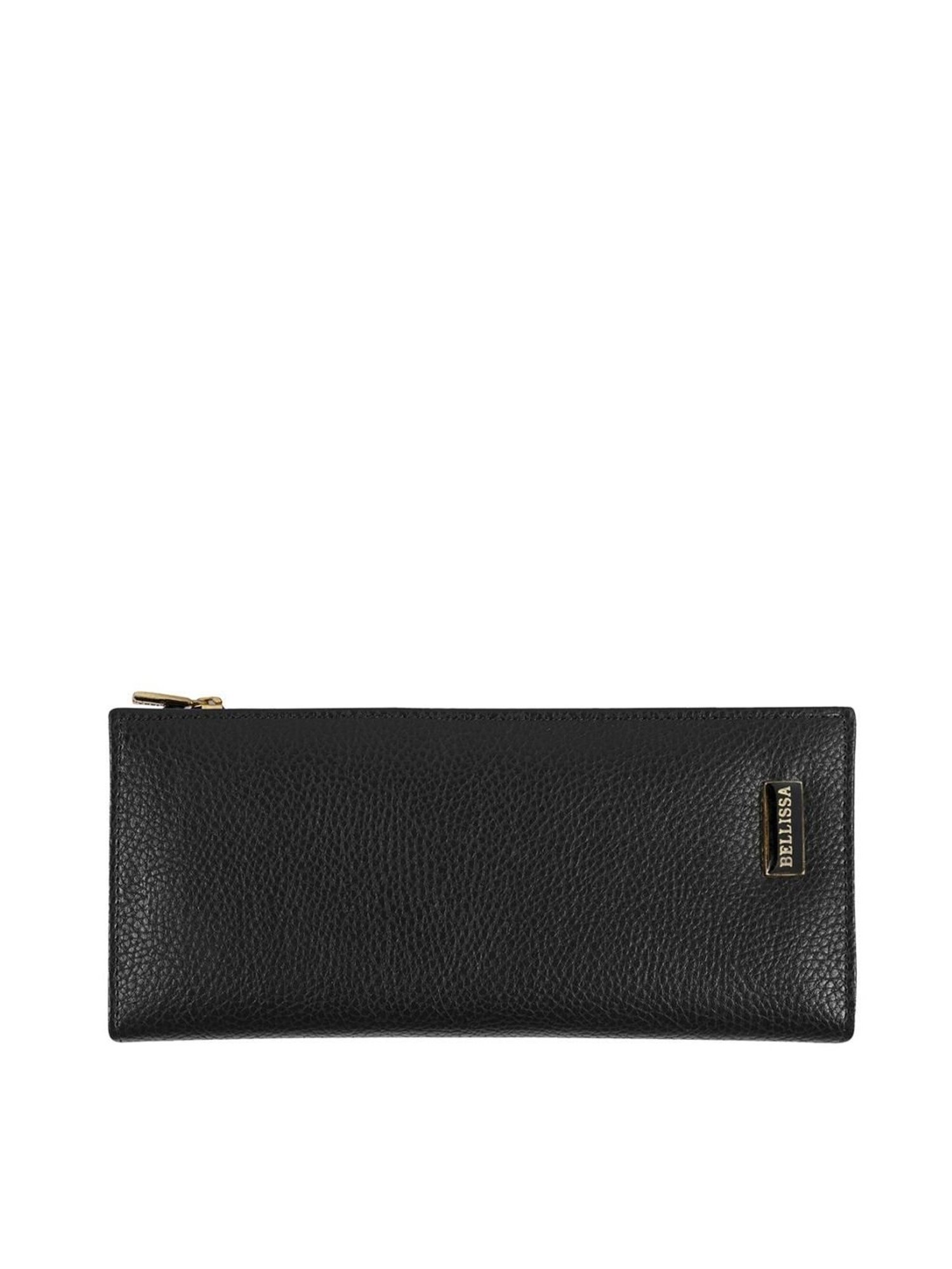 Bellissa Black Solid Premium Bi-Fold Wallet for Women
