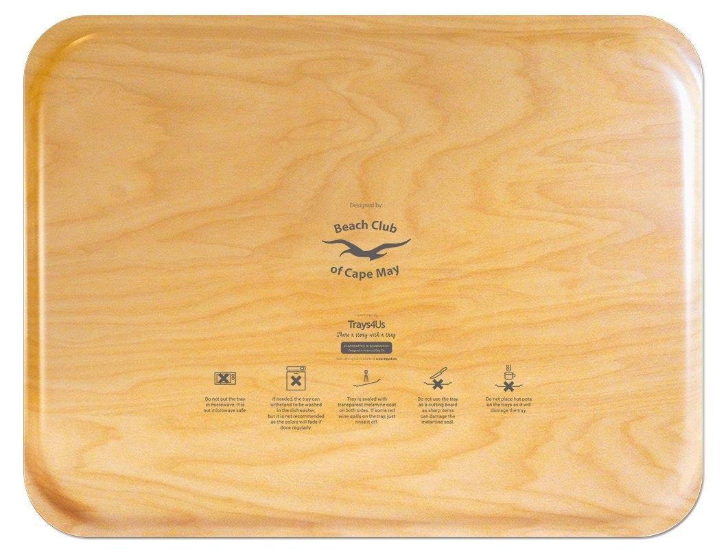 Trays4Us Sonoma County Illustrated Birch Wood Veneer 16x12 inches (Large) TV/Serving Map Tray - 100+ Different Designs