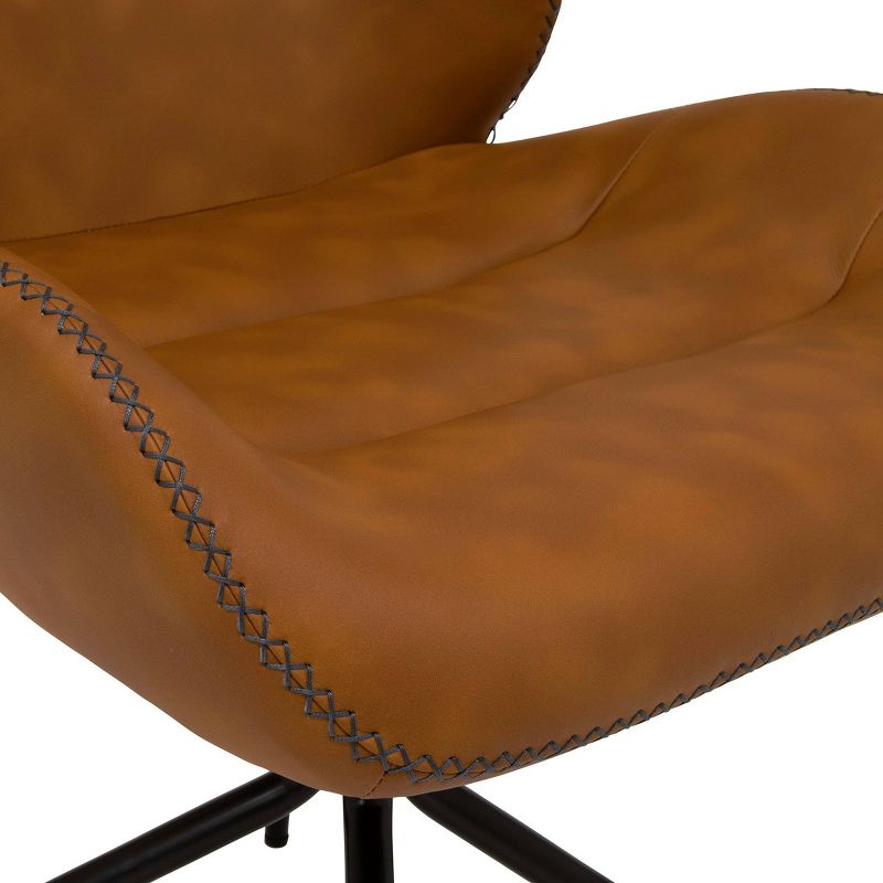 Devonport Swivel Office Chair Black/Copper - Calico Designs