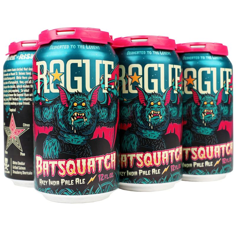 Rogue Batsquatch Hazy IPA Beer - 6pk/12 fl oz Cans
