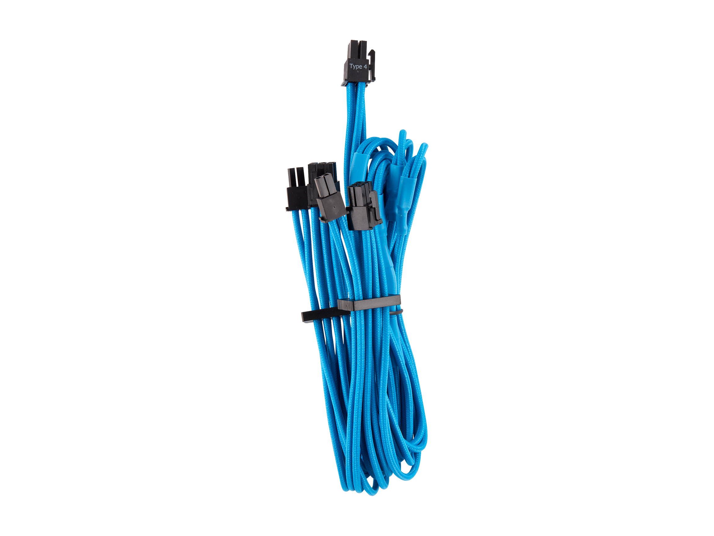 Micro Connectors 30cm Addressable RGB (ARGB) 1 to 4 Splitter Cable with/5 Male Pins (F04-04ARGB-30)