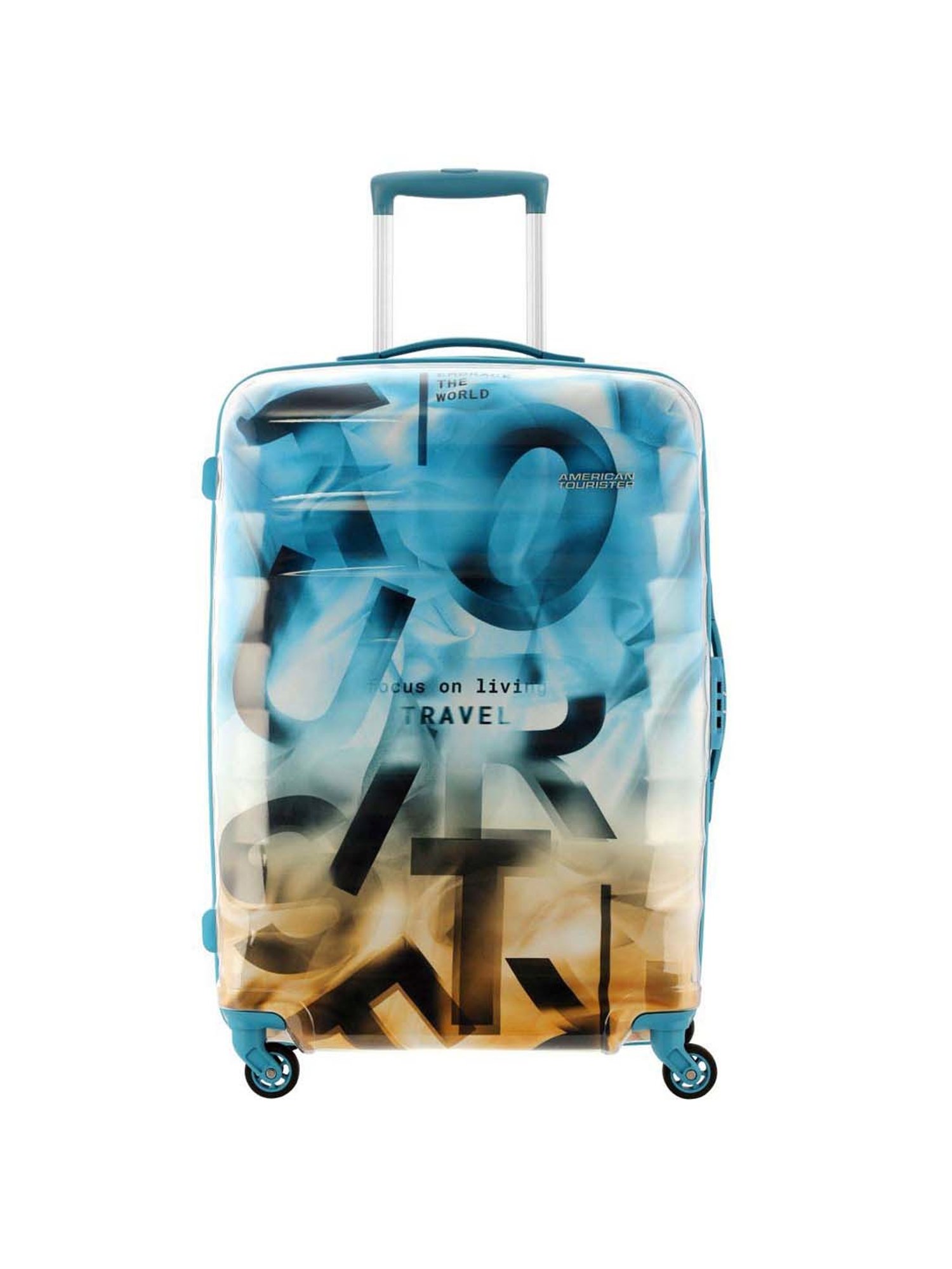 American Tourister Verg Multicolor Printed Hard Large Trolley Bag - 79 cm