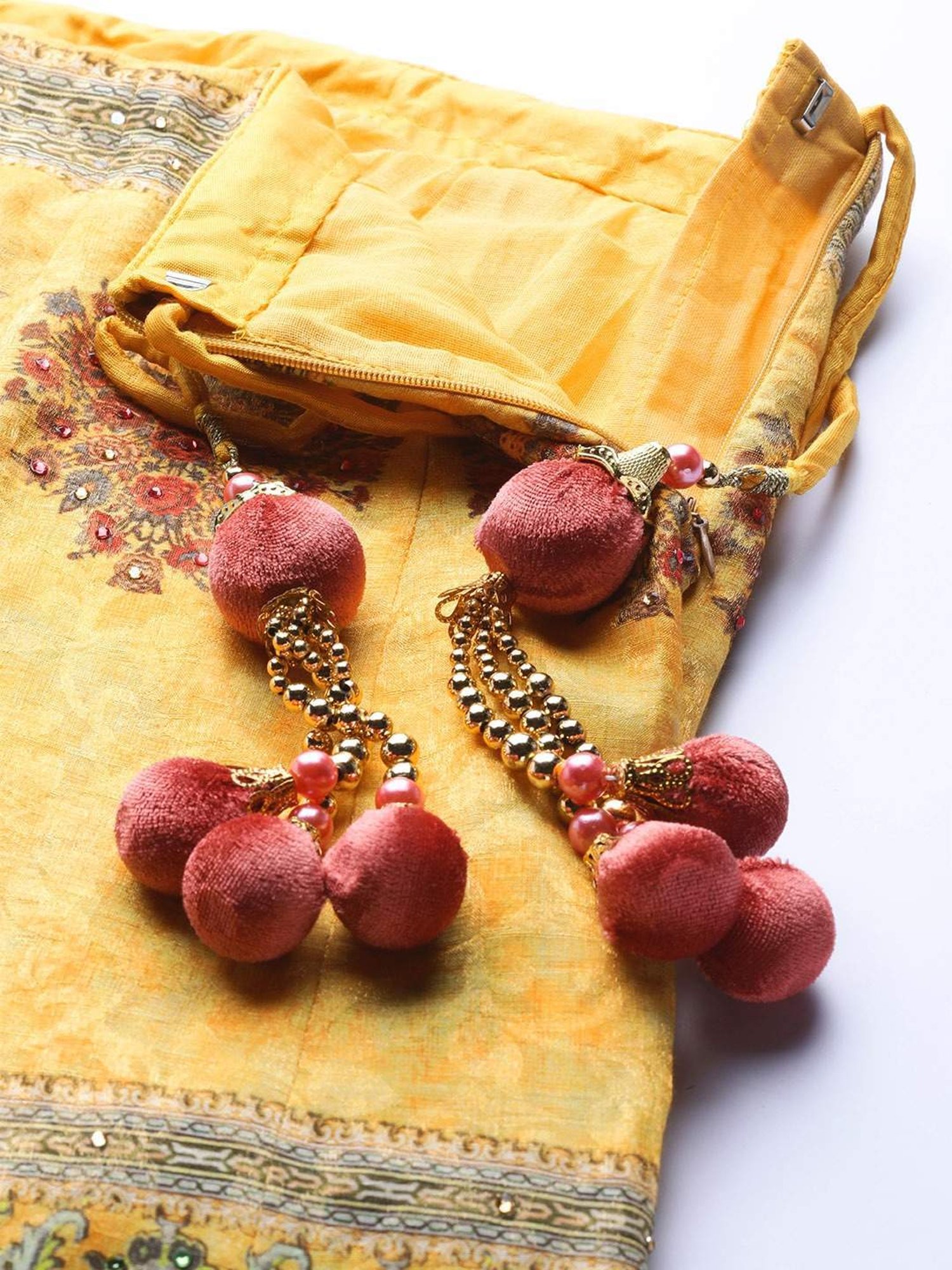 studiorasa Purple Hand Block Print Lehenga Set