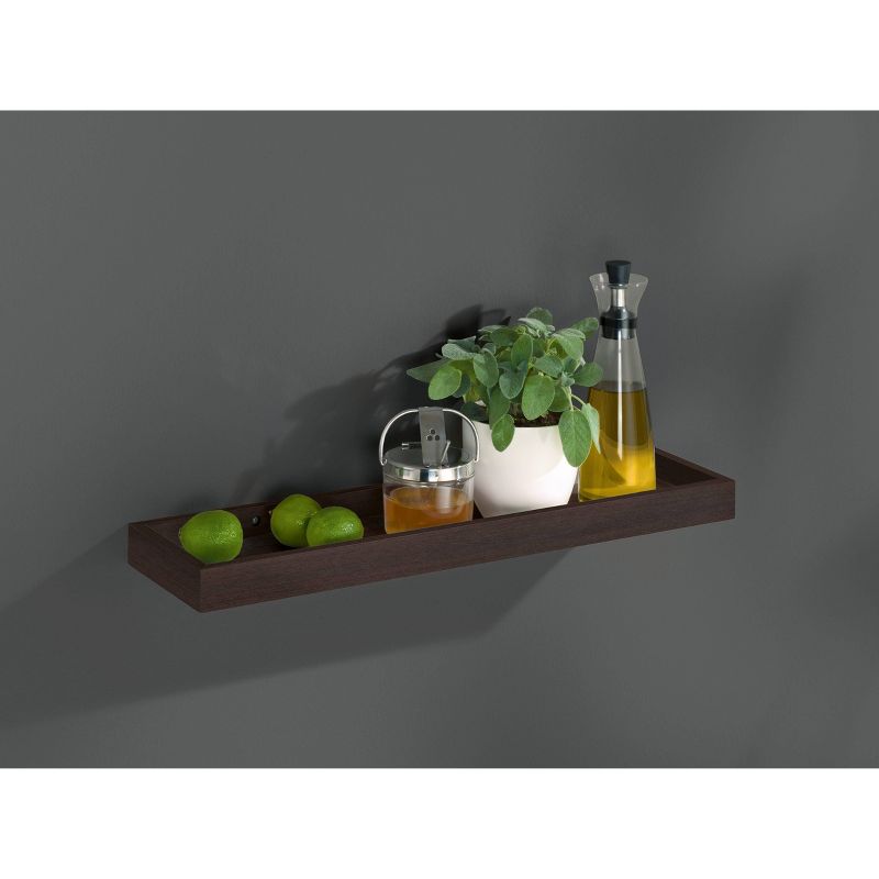 24" x 6" Loggia Shelf Espresso - Dolle Shelving