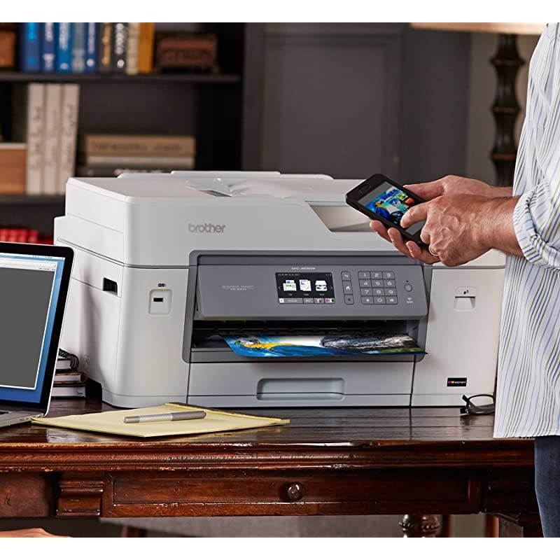 MFC-J6535DW All-in-One Color Inkjet Printer, Wireless Connectivity, Automatic Duplex Printing,  Dash Replenishment Ready