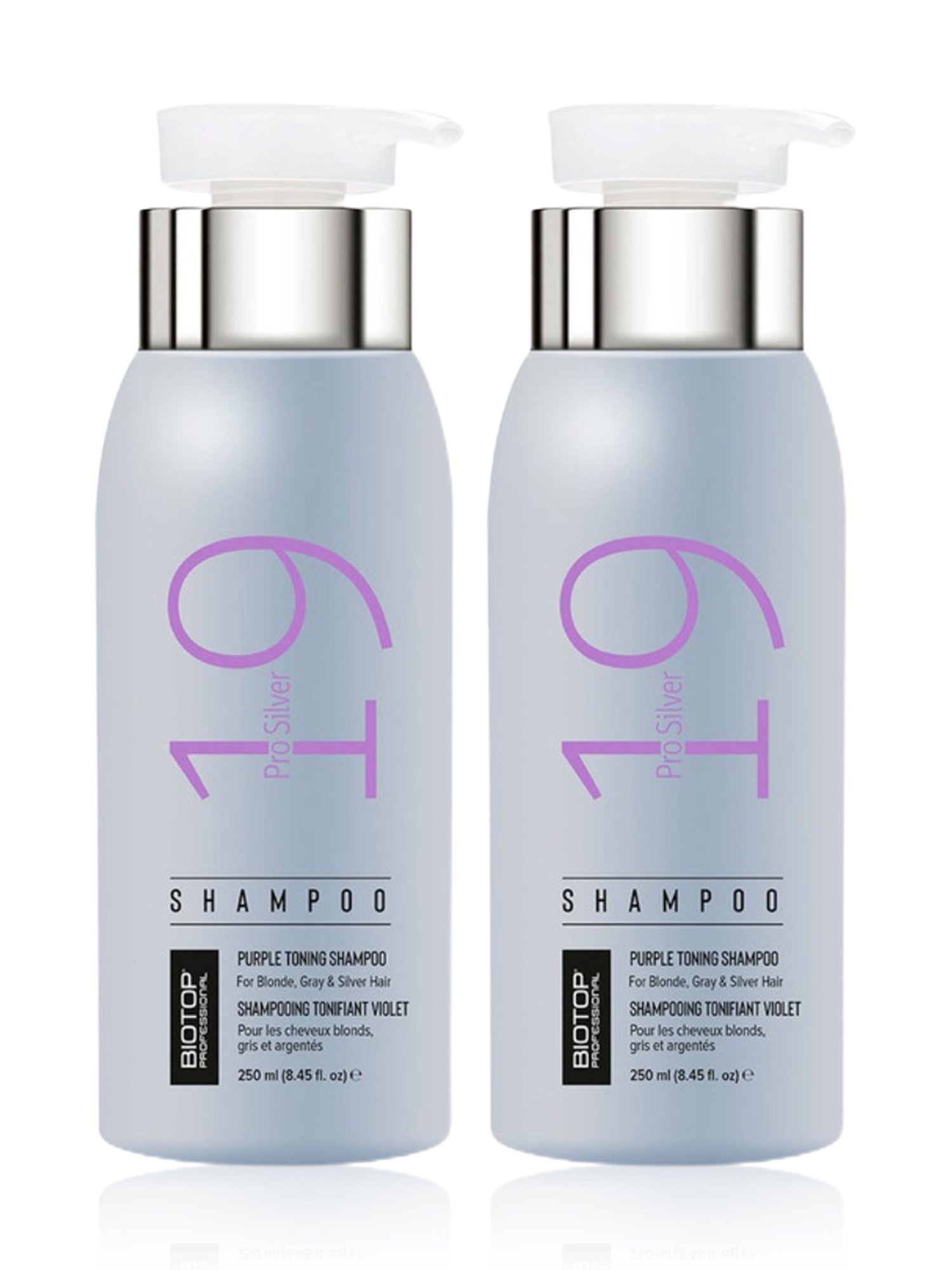 BIOTOP Professional 19 Pro Silver Shampoo - Pack of 2