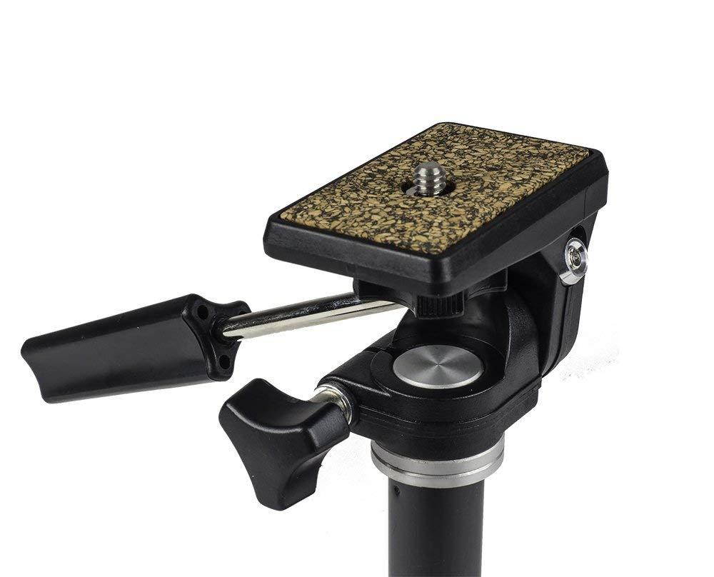 SLIK Mini-Pro V Tripod with 2-Way Pan/Tilt Head, Black (611-352)