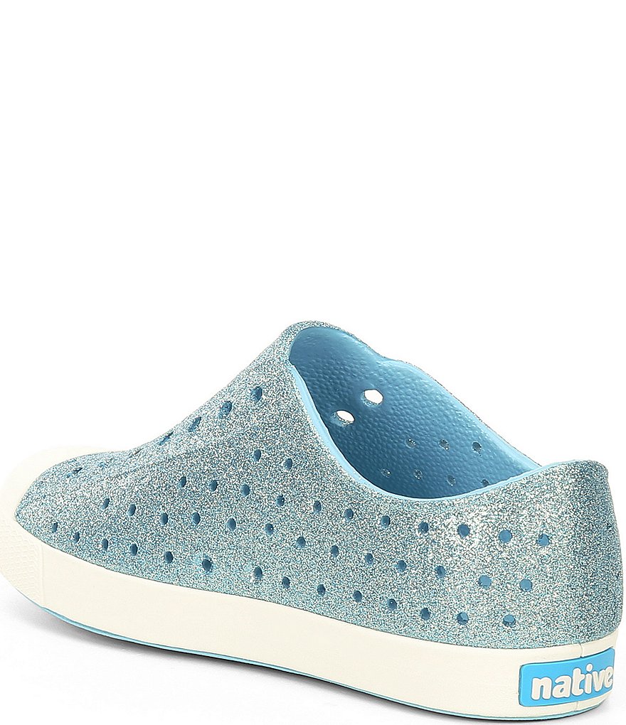 Native Girls' Jefferson Bling Glitter Slip-On Sneakers (Infant)