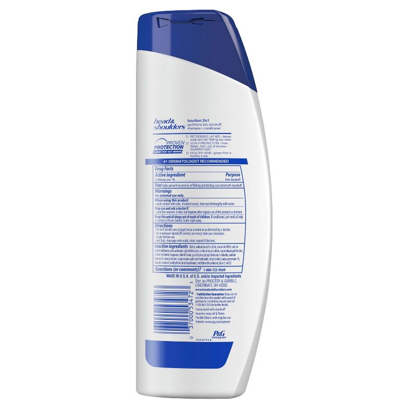 Head and Shoulders Advanced Series Bourbon 2-in-1 Anti-Dandruff Shampoo and Conditioner for Men - 12.8 fl oz
