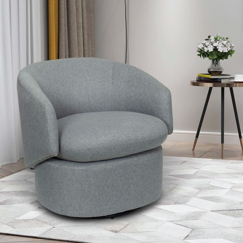 eLuxury Cocoon Swivel Chair