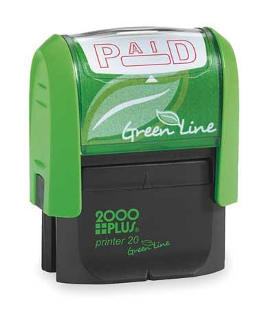 2000PLUS 035350 Message Stamp, Paid, 5/16"