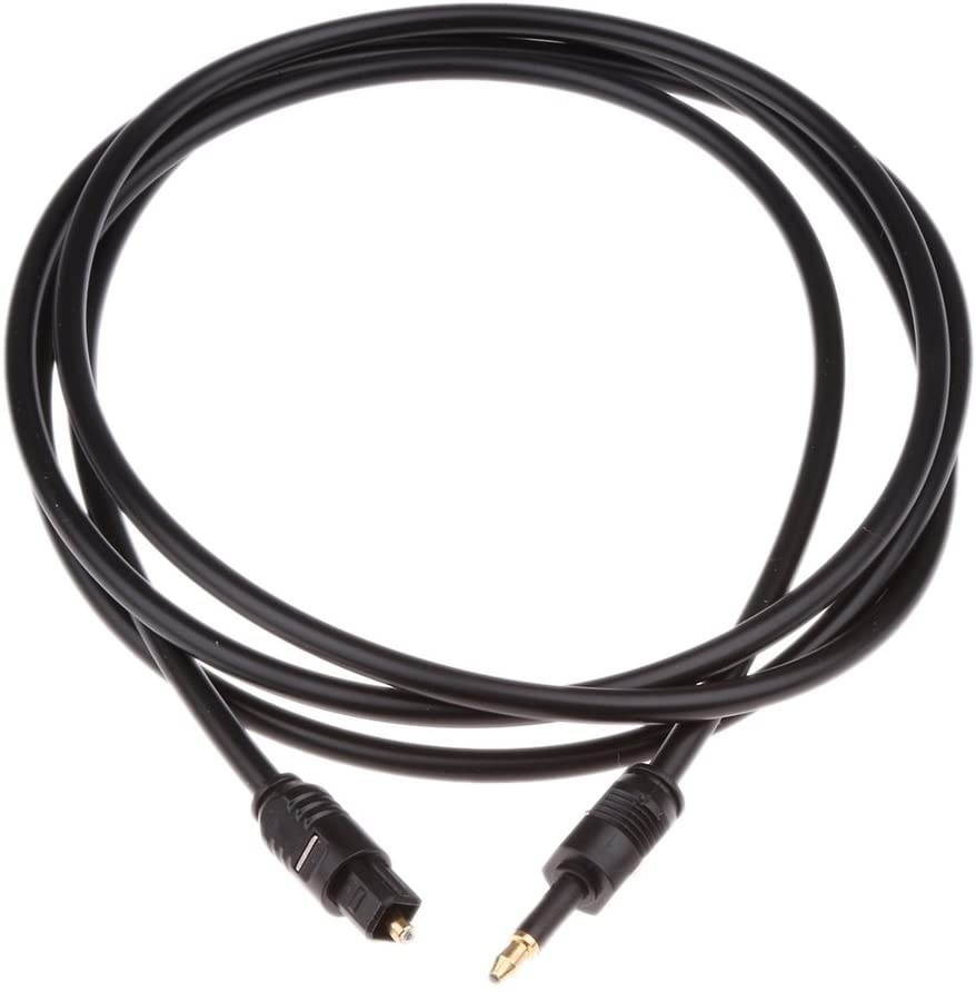 TosLink Male to 3.5mm Male Digital Optical Audio Cable Lead 3ft
