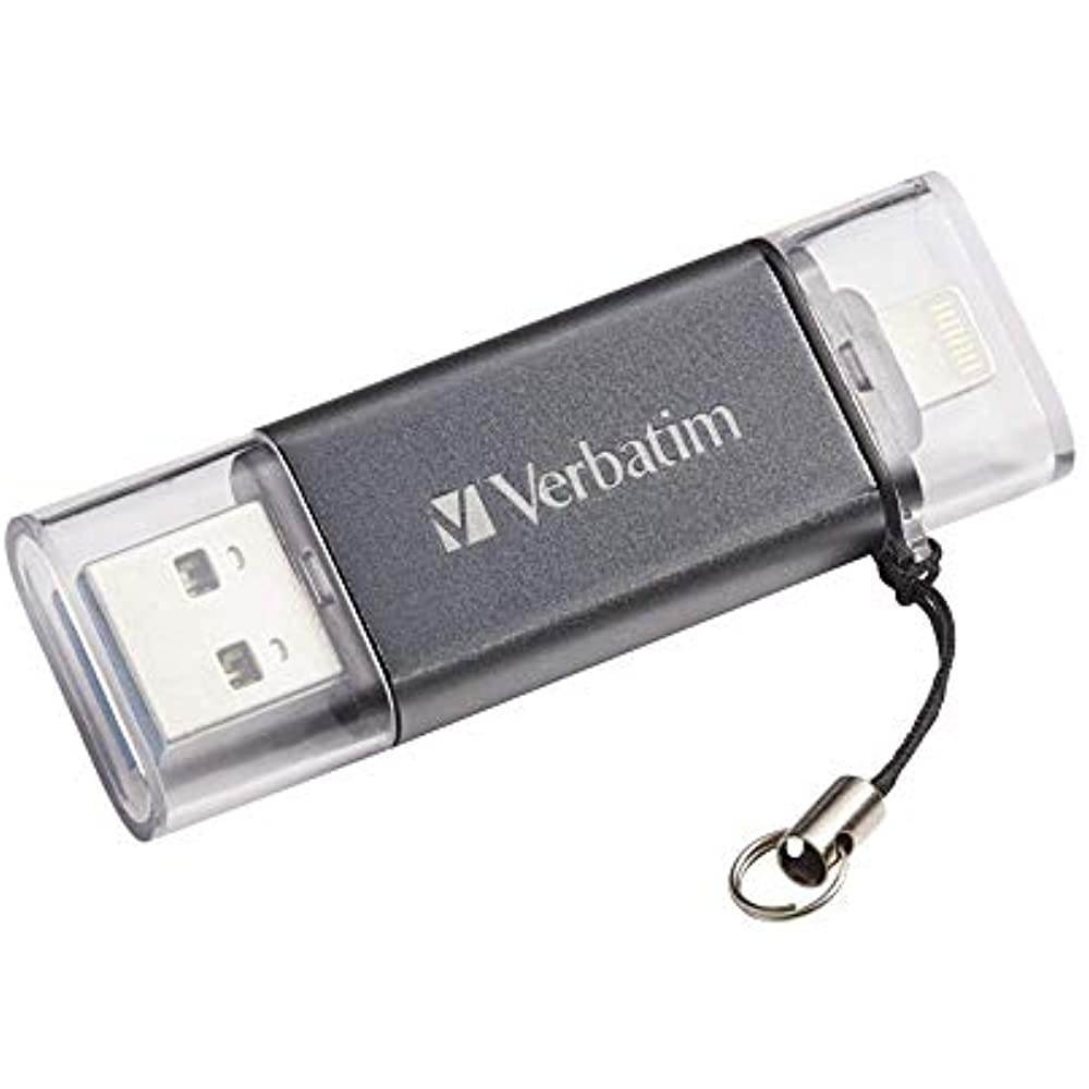 VERBATIM CORPORATION 49304 16GB ISTORENGO DUAL FLASH DRIVE