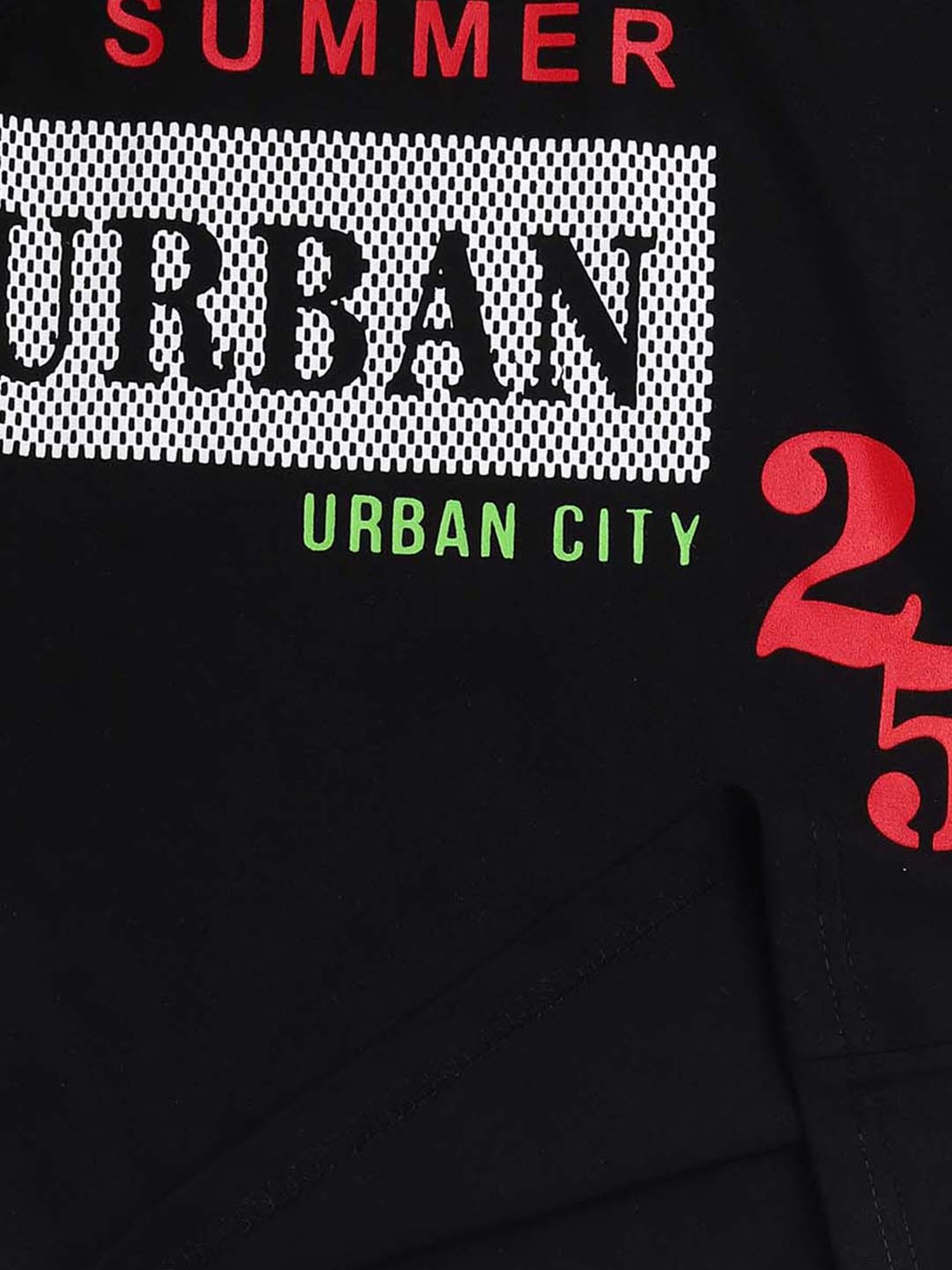 Todd N Teen Kids Black Cotton Printed T-Shirt & Joggers