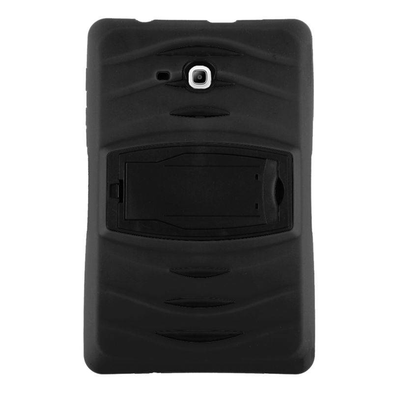 KIQ Heavy Duty Military Armor Case, Tablet Cover, Built-in Kickstand, cut-outs for camera and charging ports For Samsung Galaxy Tab E 7.0 Lite, Galaxy Tab 3 7.0 Lite (Purple)