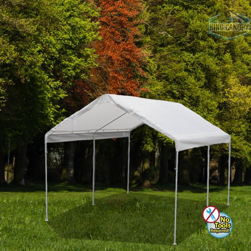 King Canopy 10'x13' Universal 6 Leg Tent with White Cover
