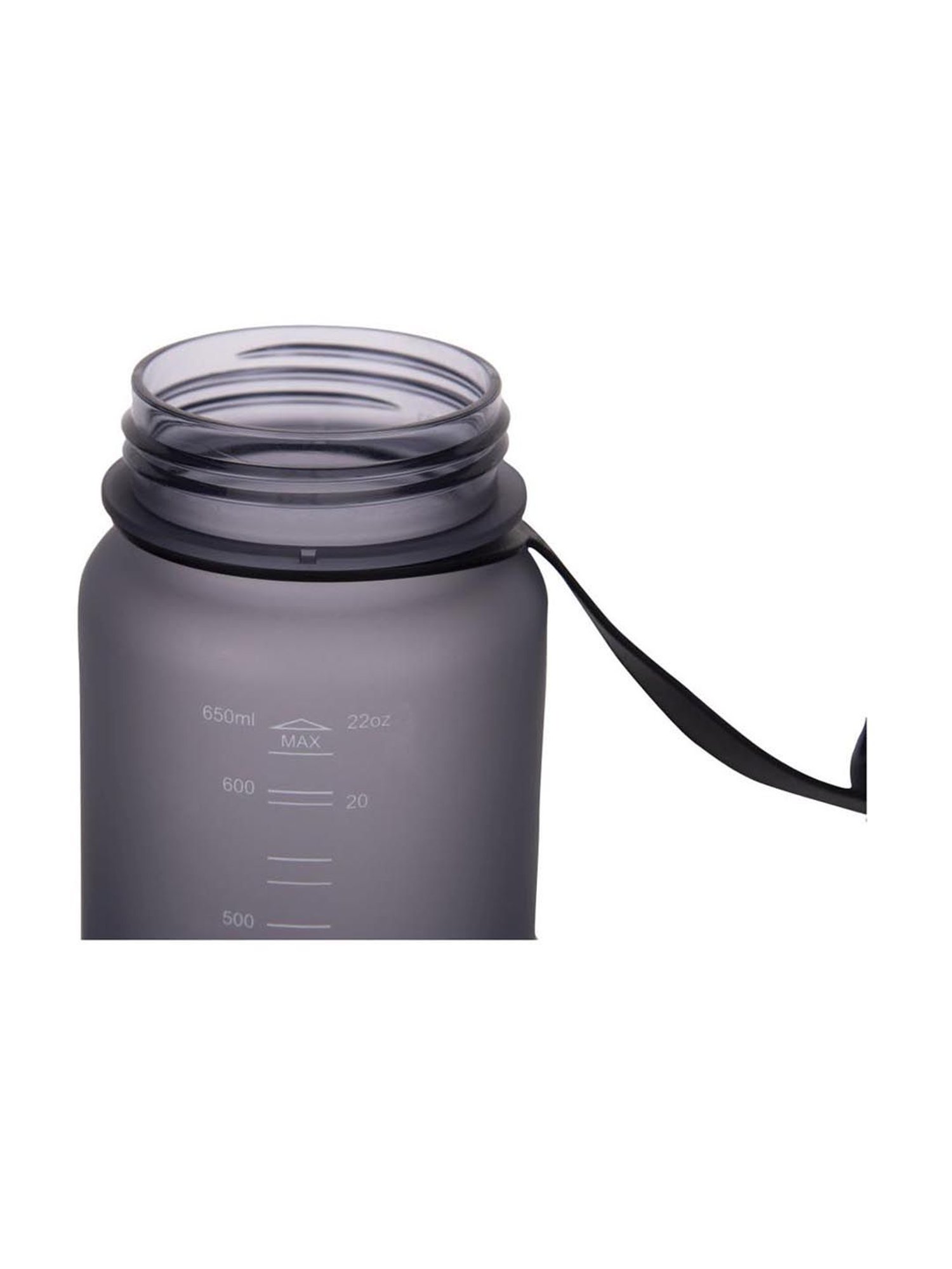 MagFit Ash Grey Twist Water Bottle (650 ml)