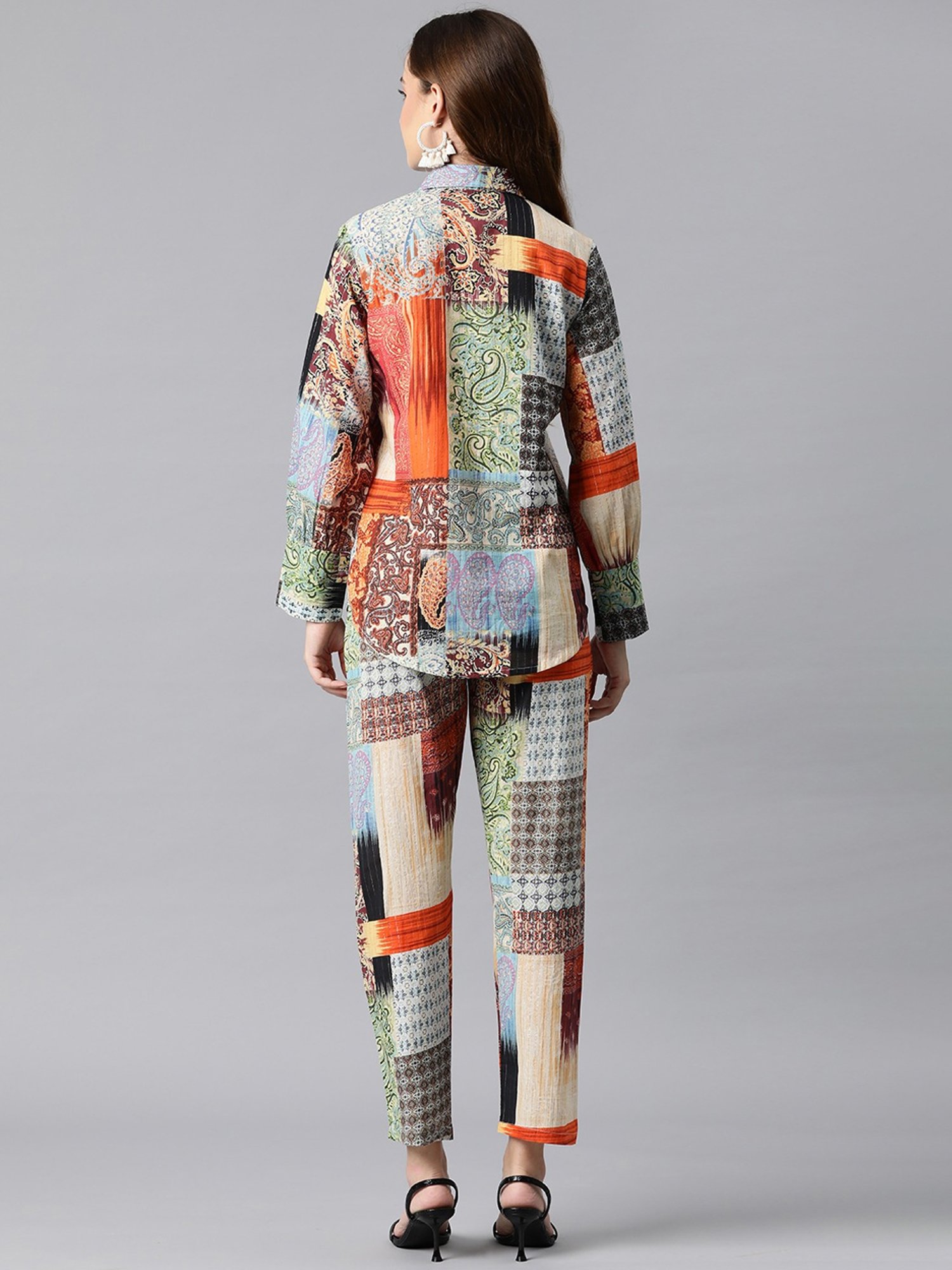 READIPRINT FASHIONS Multicolored Cotton Printed Shirt Pant Set