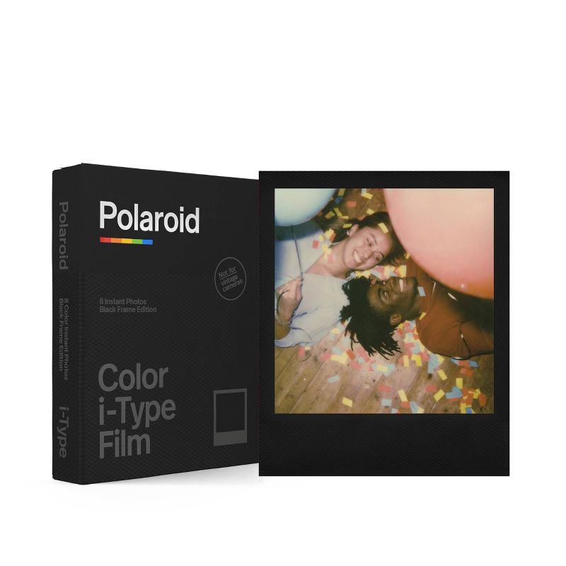 Polaroid Color Film for I-Type - Black Frame - Core