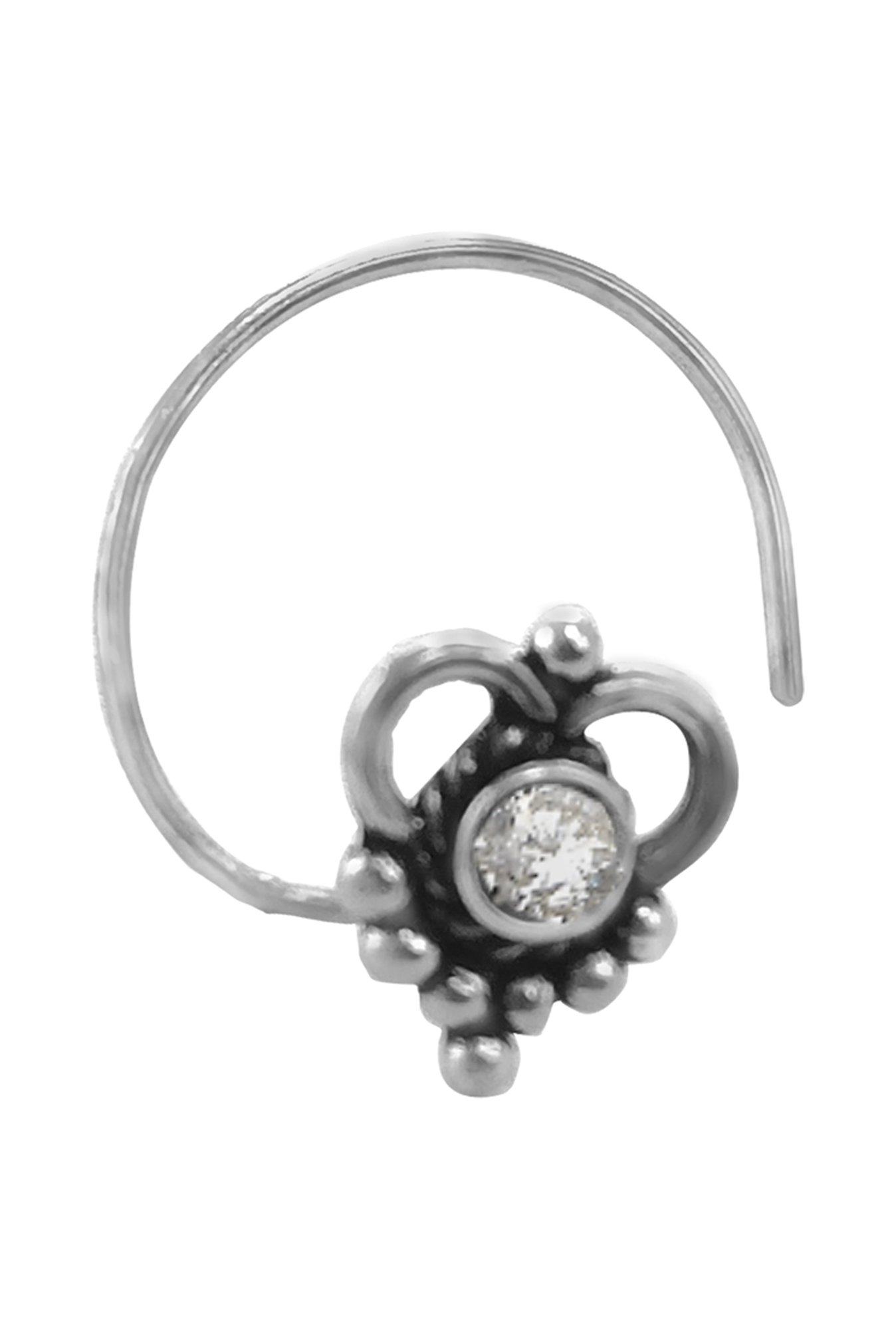March by FableStreet 92.5 Sterling Silver Classic Nose Ring