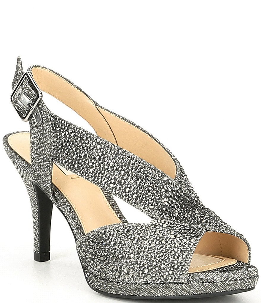 Alex Marie Lavonne Crisscross Platform Dress Sandals