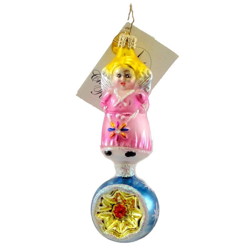 Christopher Radko Winter Sparklers Ornament Angel Christmas  -  Tree Ornaments
