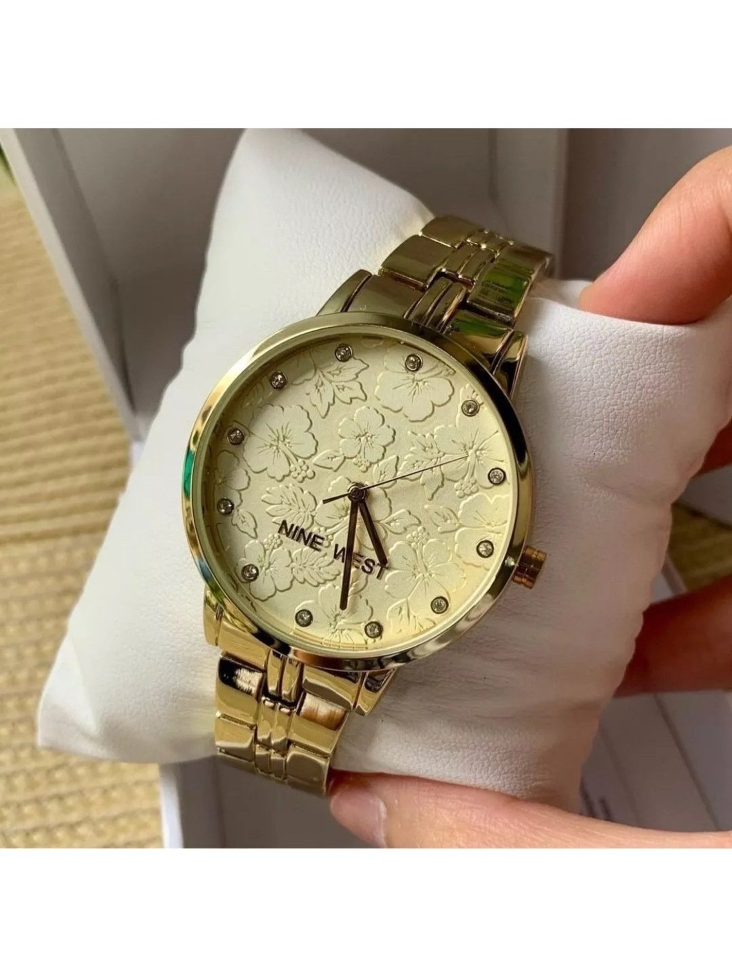 Nine West NW-2646CHGB Analog Watch for Women