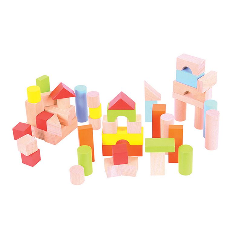 BIGJIGS TOYS First Drum Of Bricks BB067