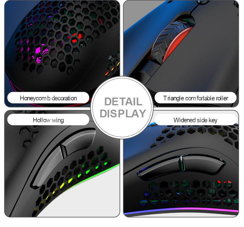 M7 E-sport Hollow Mouse Lightweight Gaming Mouse