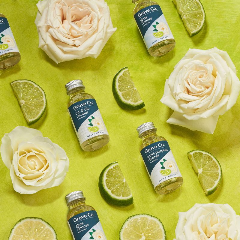 Grove Co. Essential Cleaners Concentrates - Citron & White Rose - 3pk