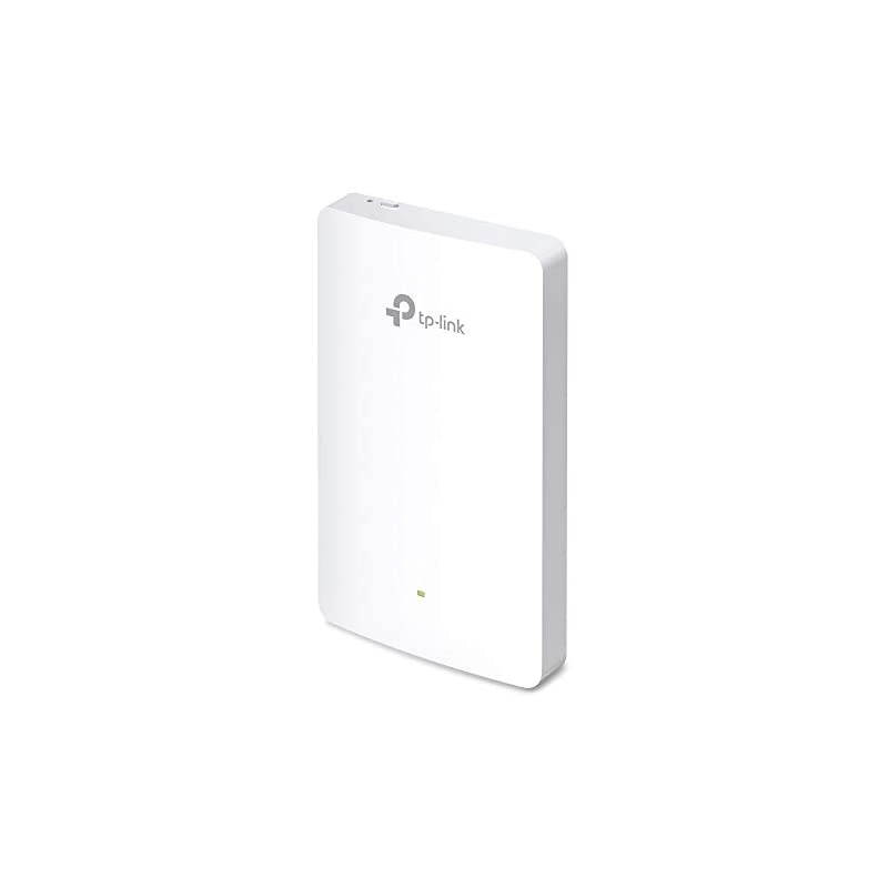 Omada EAP225-Wall | AC1200 in-Wall Wireless Access Point | 3&times;10/100Mbps Ports | MU-MIMO &Beamforming | PoE Powered | Easy Installation | SDN Integrated | Cloud Access & Omada App, White