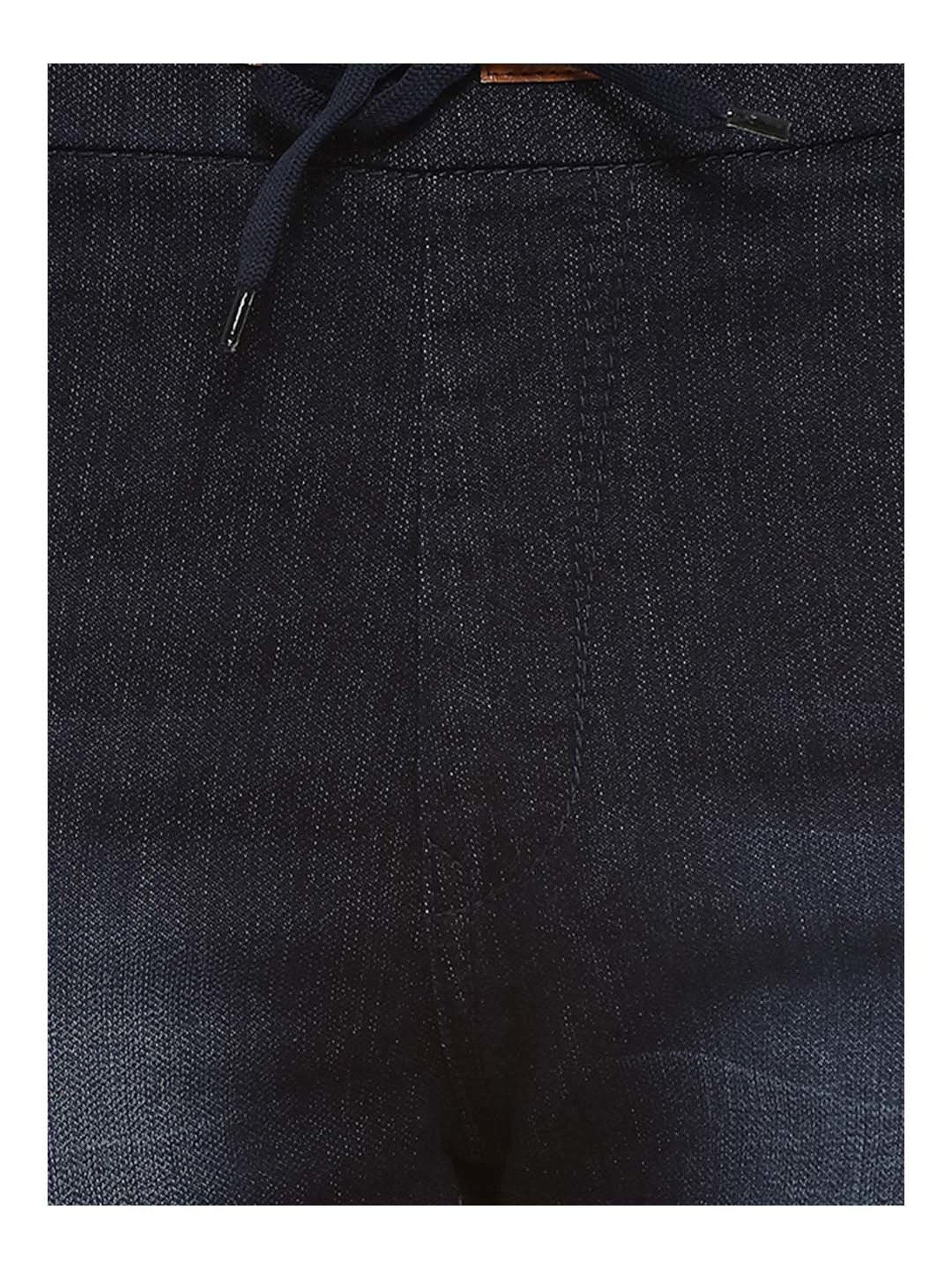 Campus Sutra Navy Slim Fit Joggers