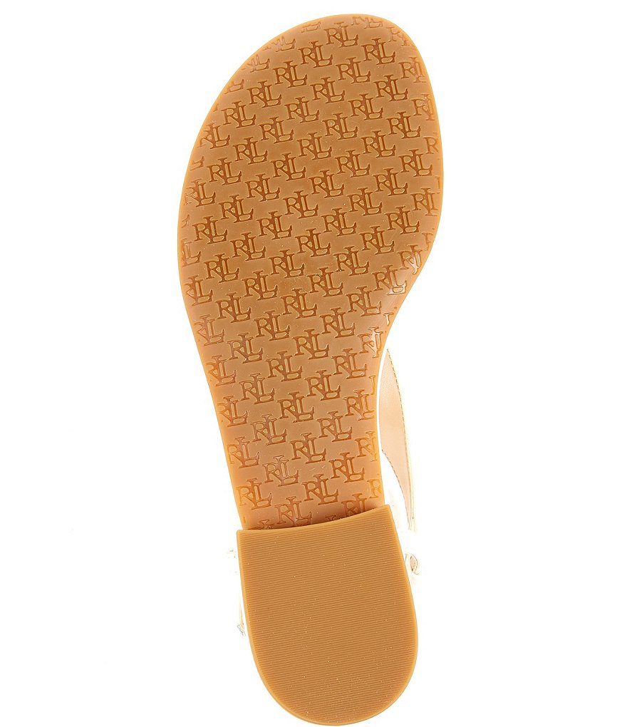 Lauren Ralph Lauren Ellington Logo Leather Sandals