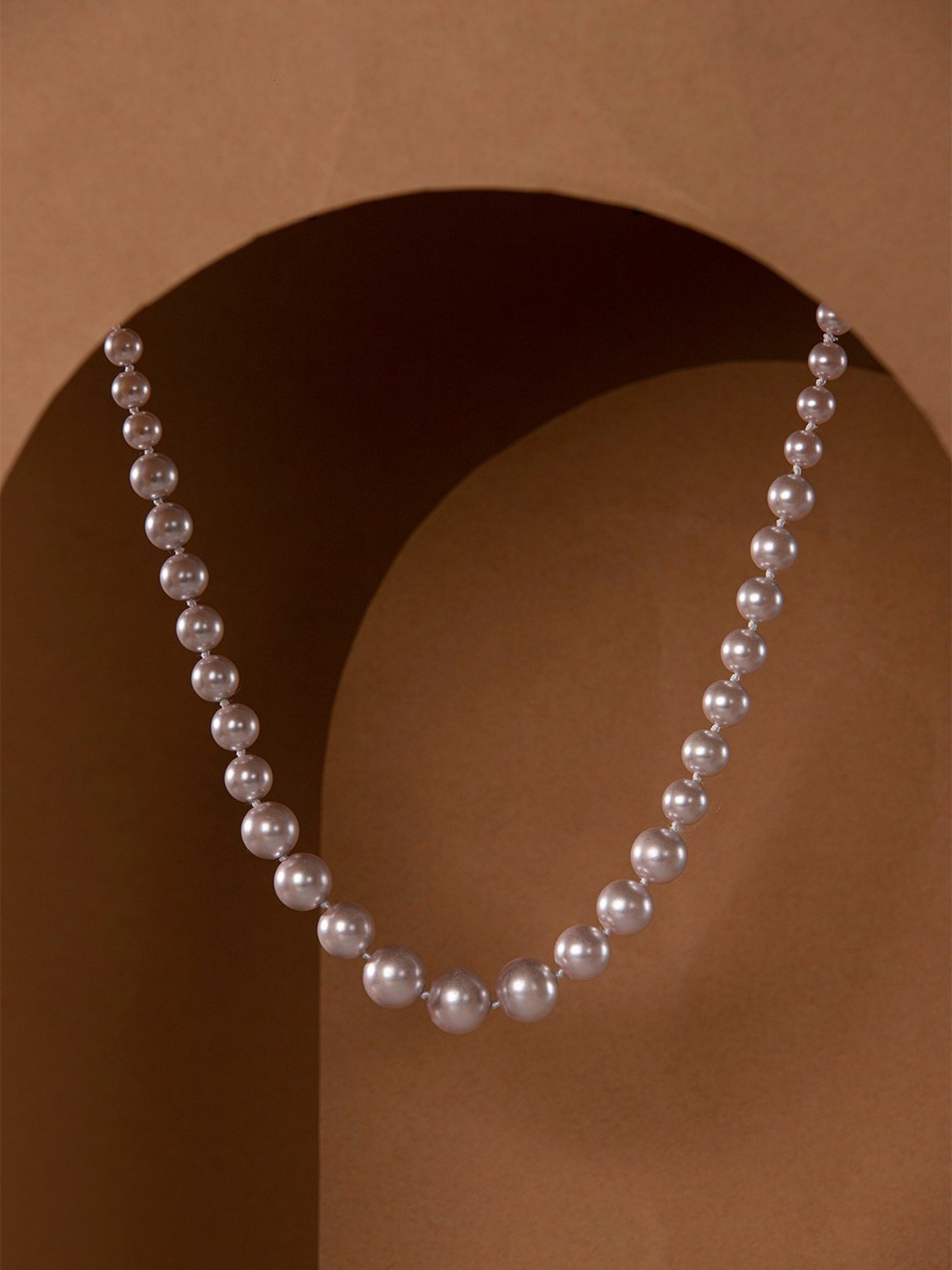 Prita by Priyaasi Pink Pearl Necklace