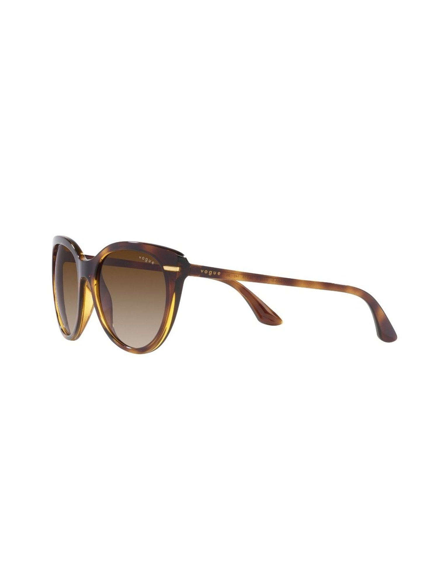 VOGUE EYEWEAR Women Gradient Brown Lens Cat Eye Sunglasses - 0VO5498SIW6561356