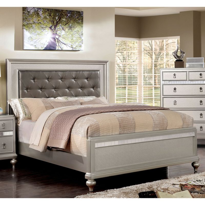 Colette  Adult Full Bed Silver - HOMES: Inside + Out
